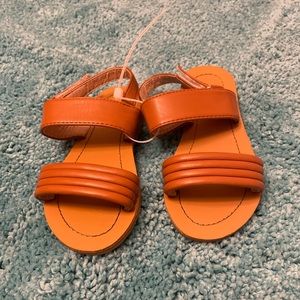Size 12 toddler girl sandals tan like new from SHEIN